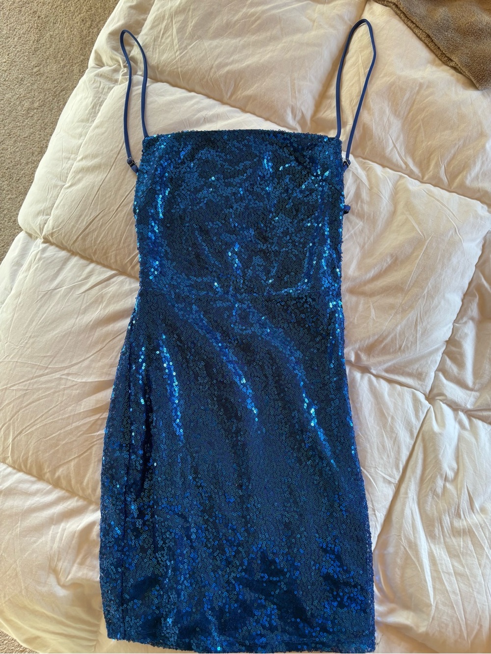 Lucy in the Sky Royal Blue Sequin Dress